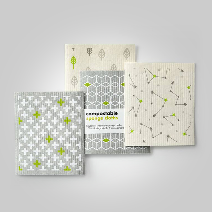 Eco Living Compostable Sponge Cloths