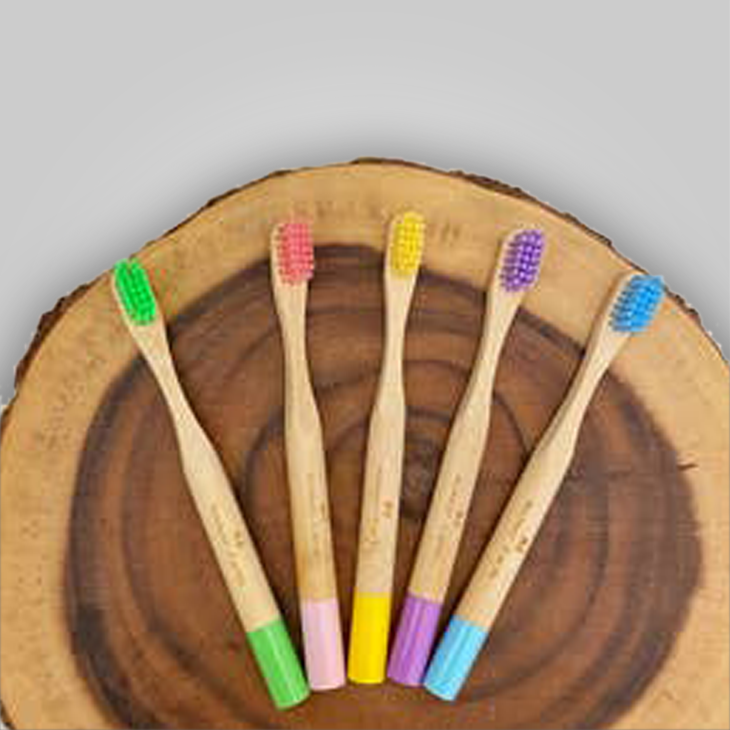 Mother Earth Bamboo Toothbrushes 2 Pack
