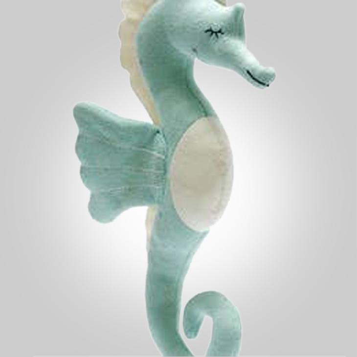 Best Years Seahorse Plush Berkley Green
