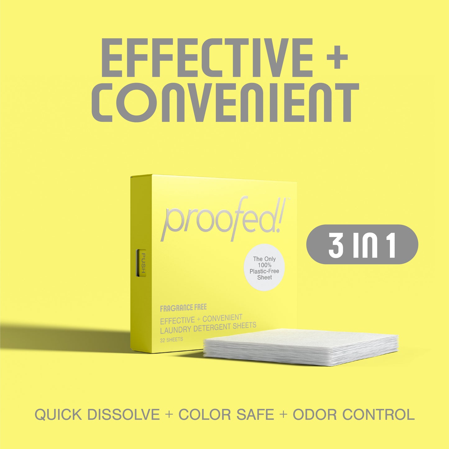
                  
                    Proofed! Laundry Detergent Sheets
                  
                