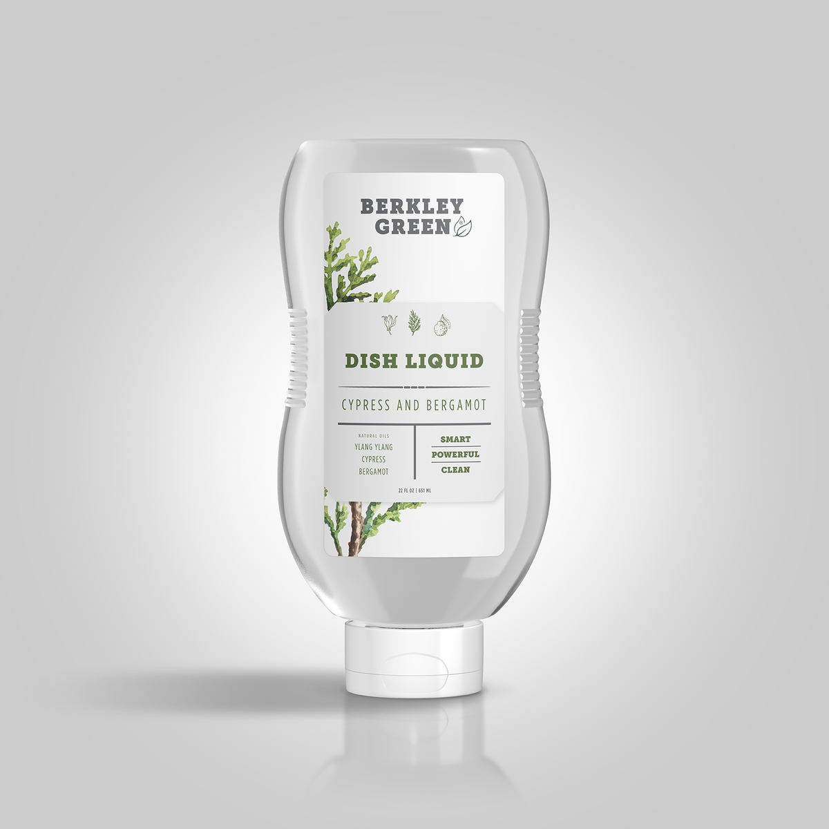 Dish soap cypress bergamot berkley green